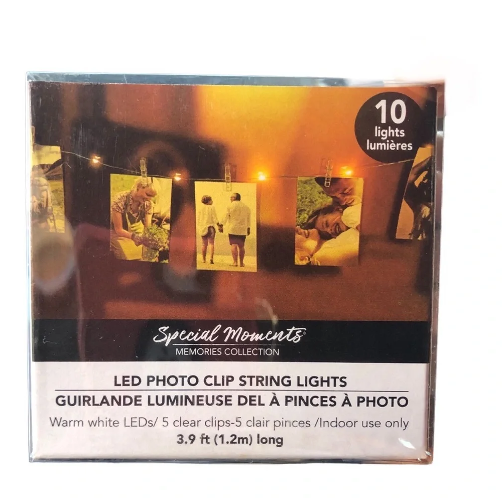 3pack of LED‎ photo clip string lights new